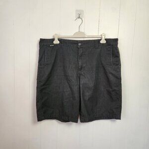Metal Mulisha Flat Front Shorts Gray Mens Size 44 Summer